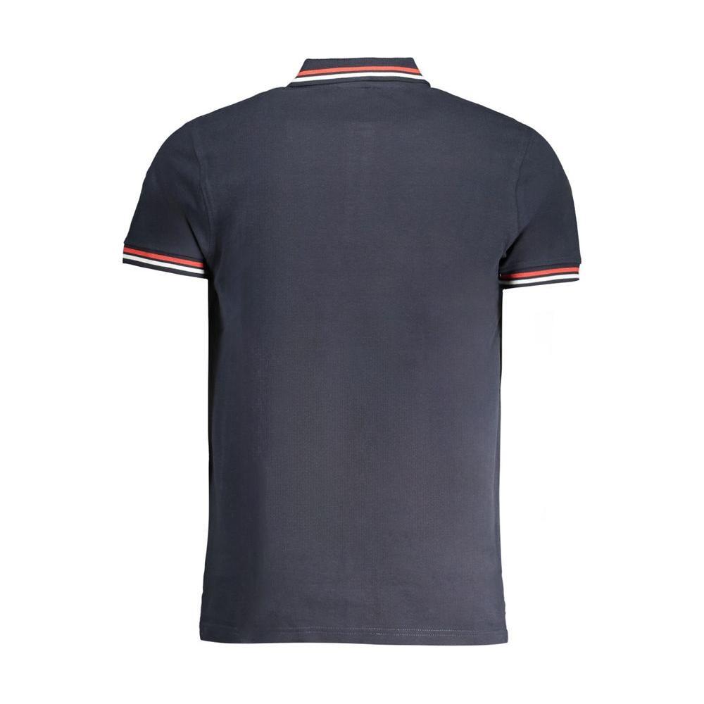 Cavalli Class Blue Cotton Polo Shirt CA-30281-M