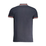 Cavalli Class Blue Cotton Polo Shirt CA-30281-M