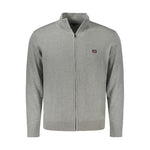 Norway 1963 Brown Polyester Men Cardigan NO-33179-M