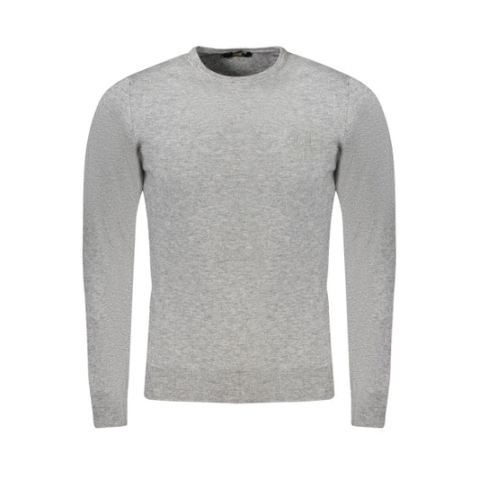 Cavalli Class Brown Polyester Men Sweater CA-33475-M
