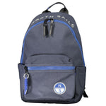 North Sails Blue Polyester Men Backpack NO-33602