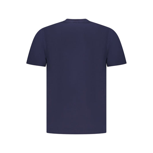 North Sails Blue Cotton Men T-Shirt NO-34358-S