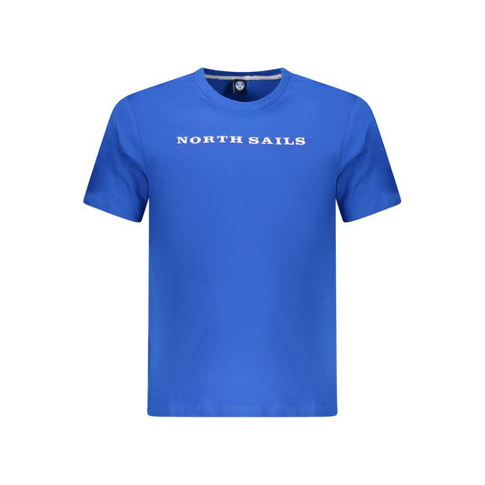 North Sails Blue Cotton Men TShirt NO-35054-S