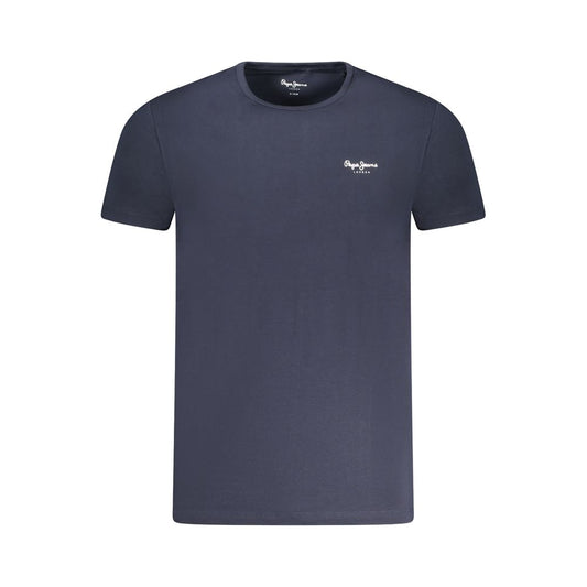 Pepe Jeans Blue Cotton Men T-Shirt PE-35271-M-FBB-390
