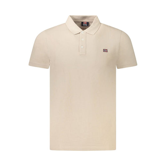 Norway 1963 Beige Cotton Polo Shirt NO-35501-XXL