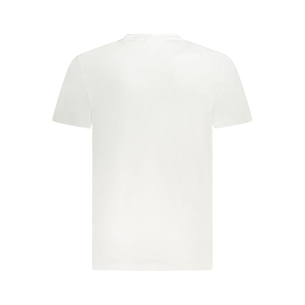 Calvin Klein White Cotton T-Shirt CA-35628-XL