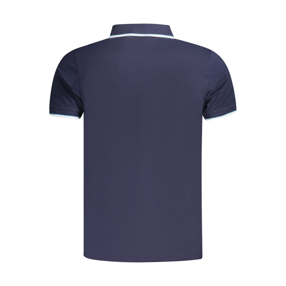Norway 1963 Blue Cotton Men Polo Shirt NO-35735-S