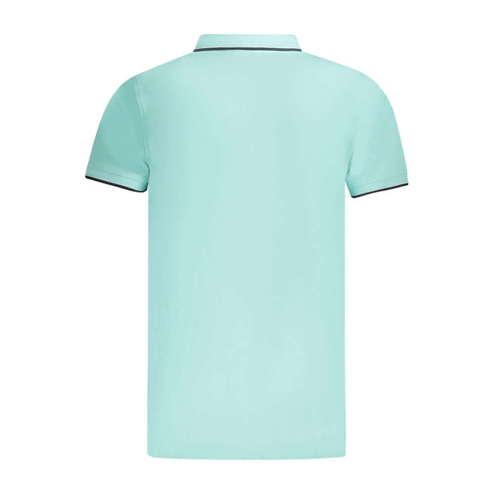 Norway 1963 Light Blue Cotton Men Polo Shirt NO-35744-XXL