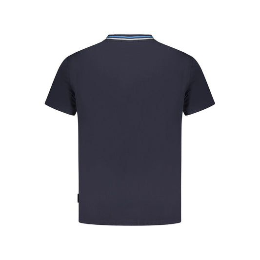 Napapijri Blue Cotton T-Shirt NA-35874-S