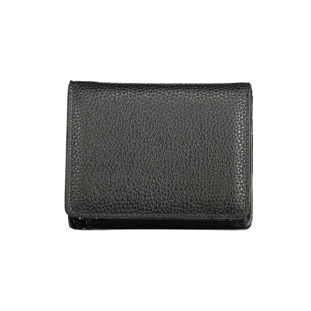 Mario Valentino Black Polyurethane Women Wallet