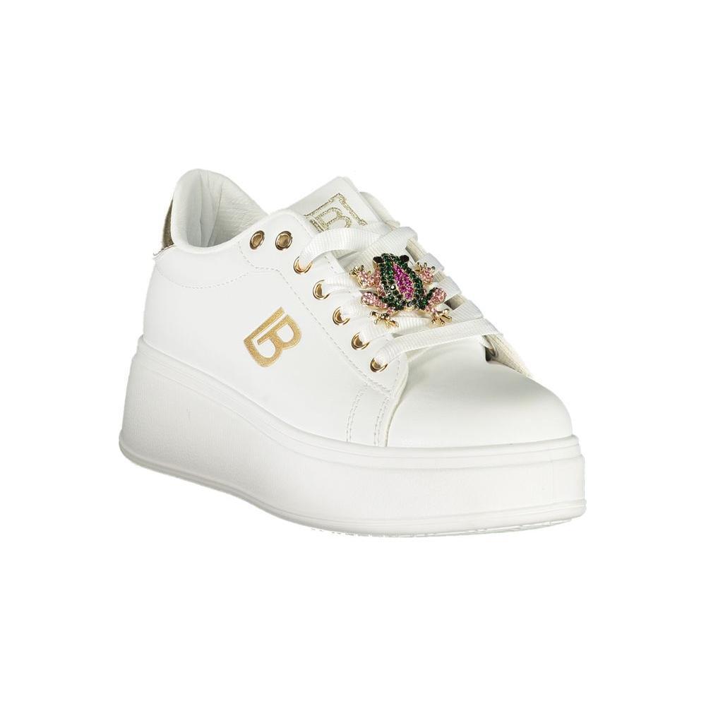 Laura Biagiotti White Synthetic Women Sneaker LA-36461-EU40/US10