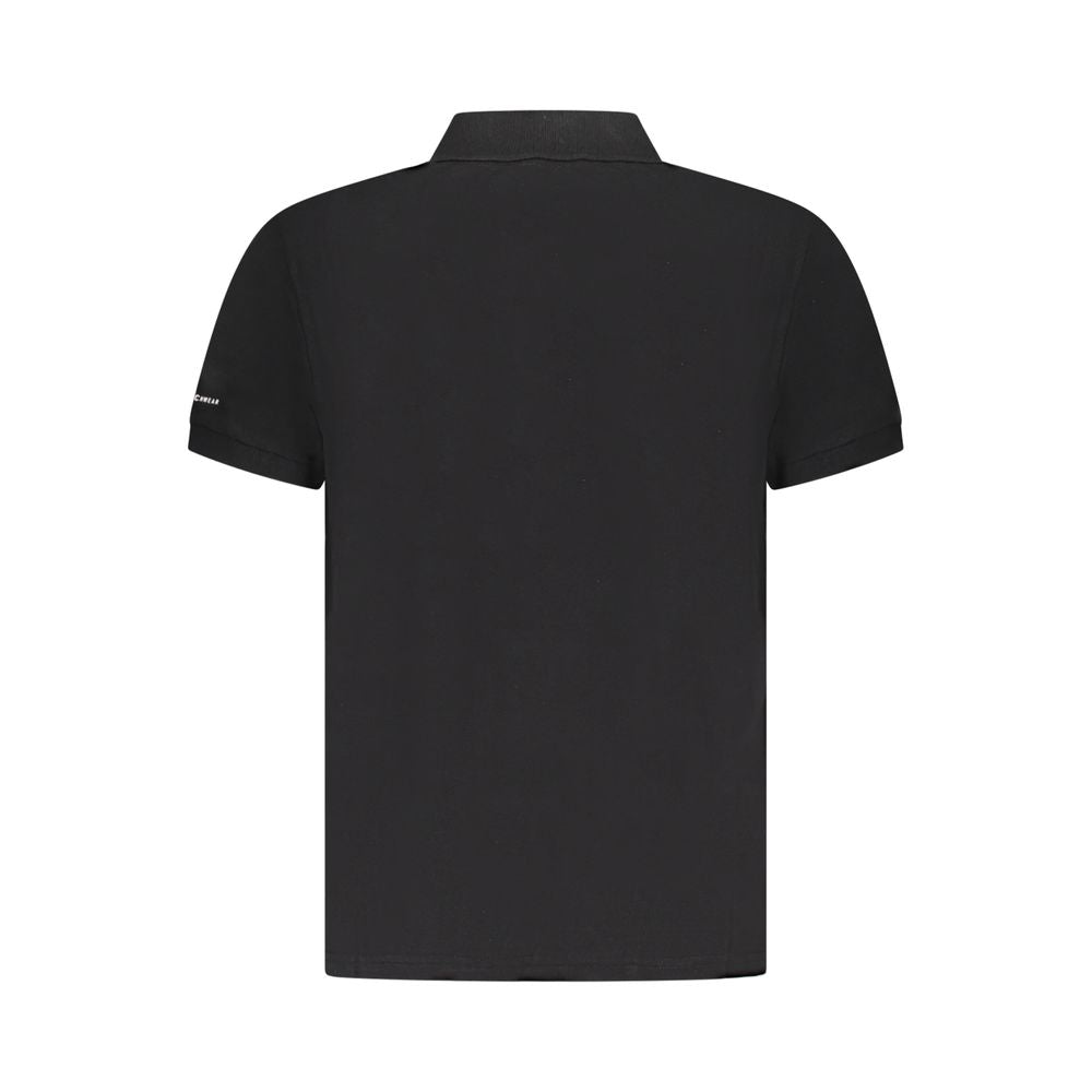 Trussardi Black Cotton Men Polo Shirt