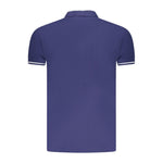 Cavalli Class Blue Cotton Men Polo Shirt CA-36682-M