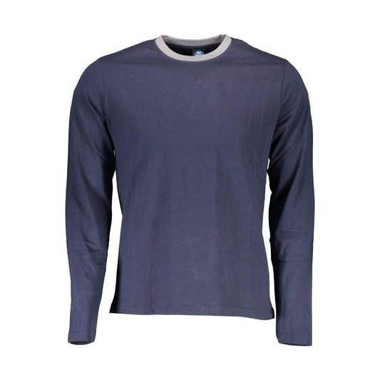 North Sails Blue Cotton Men T-Shirt NO-36799-XXL