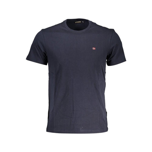 Napapijri Blue Cotton Men T-Shirt NA-36921-S