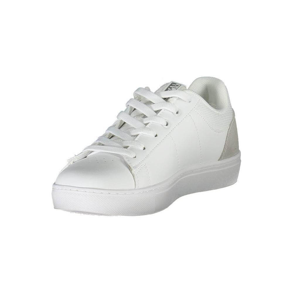 Napapijri White Leather Women Sneaker NA-37123-EU36/US6