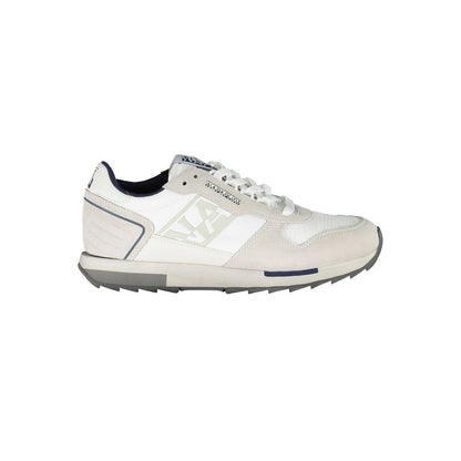 Napapijri White Leather Men Sneaker