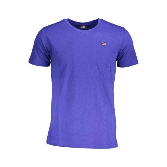 Norway 1963 Blue Cotton Men T-Shirt NO-37229-M