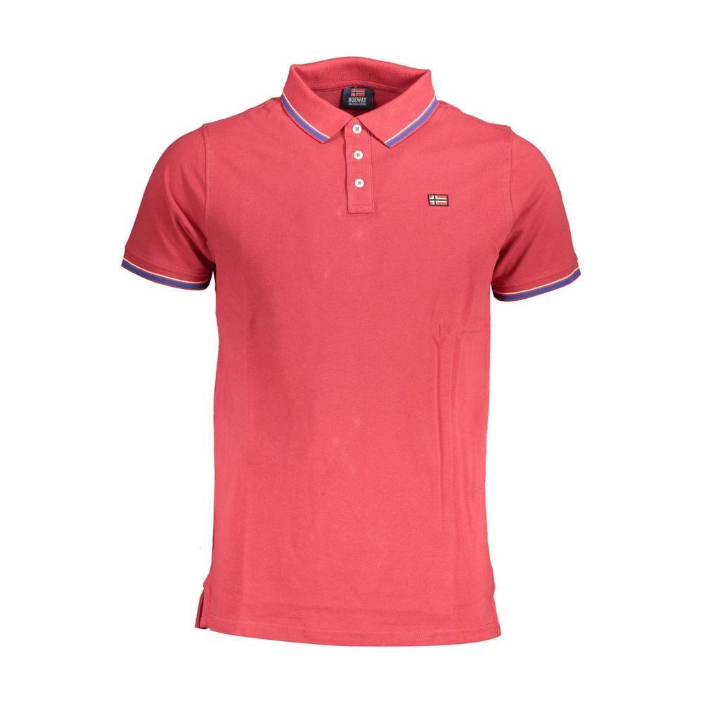 Norway 1963 Red Cotton Men Polo Shirt 1728,67403481248,Clothing,L,M,Men,Men - Clothing,New with tags,Norway 1963,Polo Shirt - Men - Clothing,Red,XL,XXL NO-37613-M