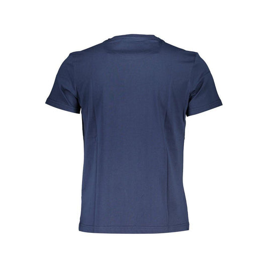 La Martina Blue Cotton Men T-Shirt LA-37941-M
