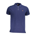 Norway 1963 Blue Cotton Men Polo Shirt NO-37956-XXL