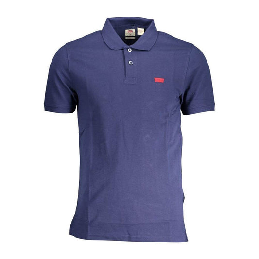 Levi's Blue Cotton Men Polo Shirt LE-38071-S