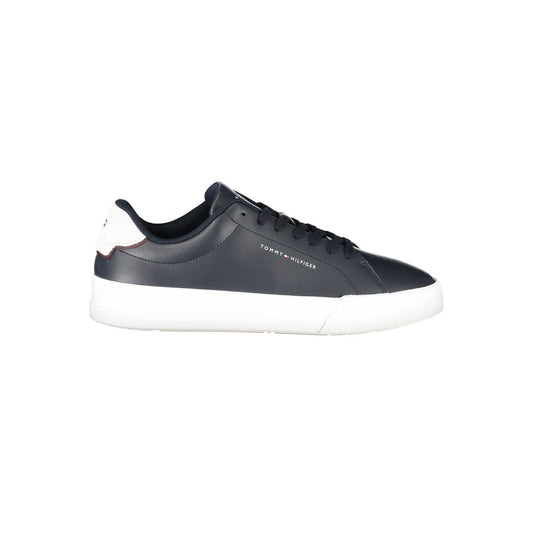 Tommy Hilfiger Blue Leather Men Sneaker TO-35332-EU40/US7