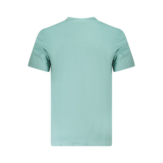 Calvin Klein Light Blue Cotton Men T-Shirt CA-36278-L