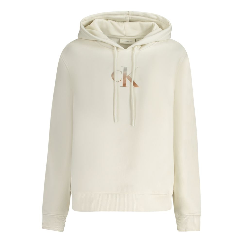 Calvin Klein White Cotton Women Sweater CA-33791-L