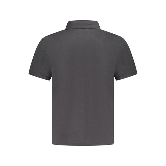 North Sails Black Cotton Men Polo Shirt NO-33985-S