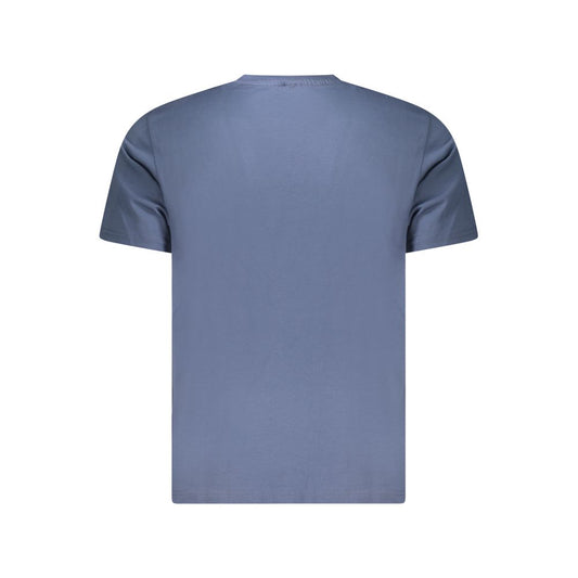 North Sails Blue Cotton Men T-Shirt NO-34354-S