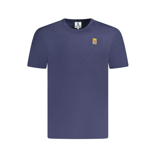 Marina Militare Blue Cotton T-Shirt MA-35467-XXL