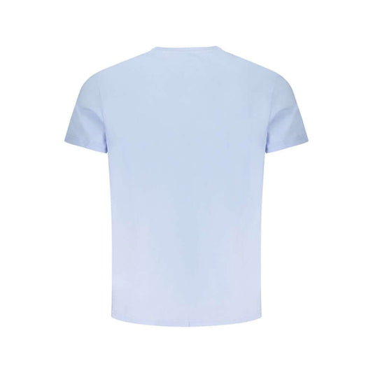Tommy Hilfiger Blue Cotton Men T-Shirt TO-38479-XXL