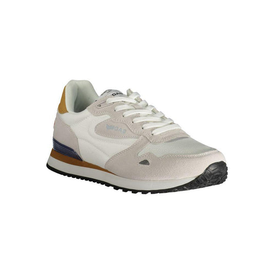 Gas White Polyester Men Sneaker GA-38599-EU45/US12