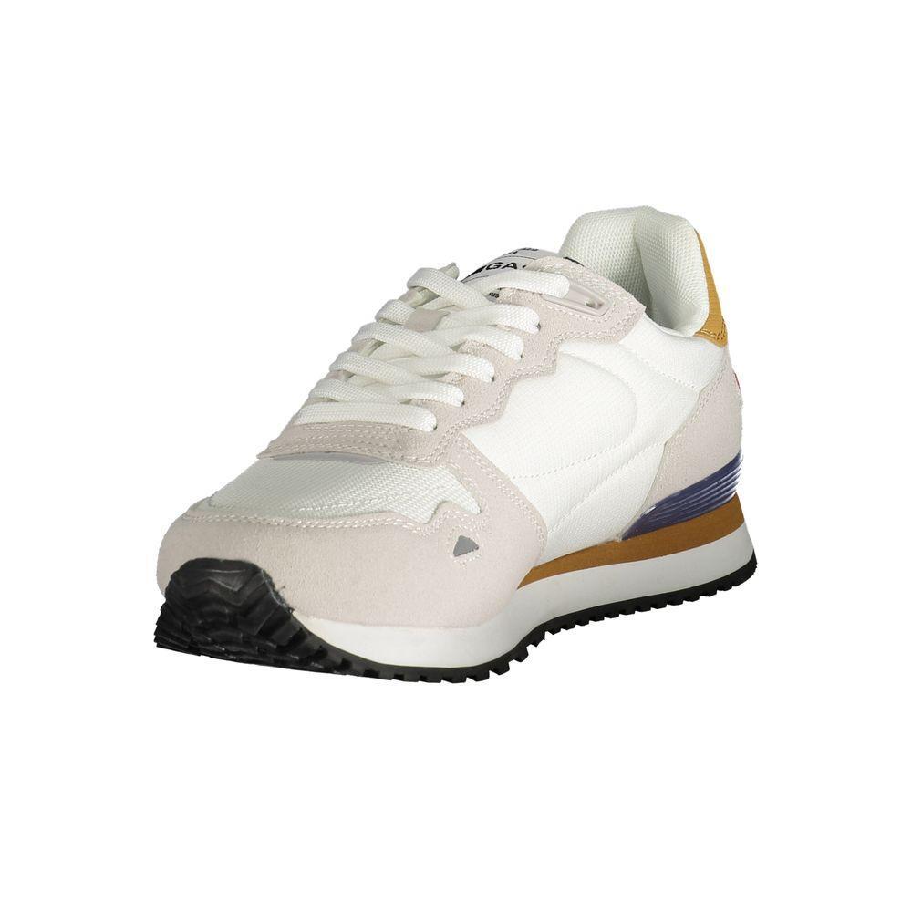 Gas White Polyester Men Sneaker GA-38599-EU45/US12
