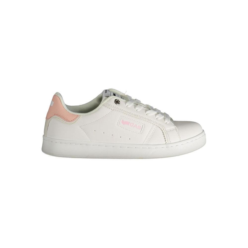 Gas White Polyester Women Sneaker GA-38604-EU37/US7