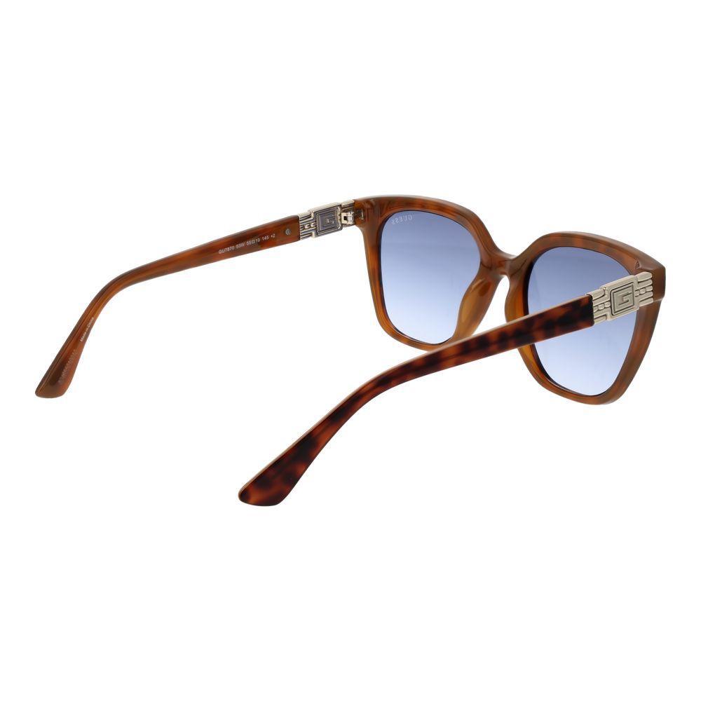 Guess Brown Women Sunglasses 1728,67345776800,Brown,Guess,New with tags,Sunglasses,Sunglasses for Women - Sunglasses,Women GU-1058091