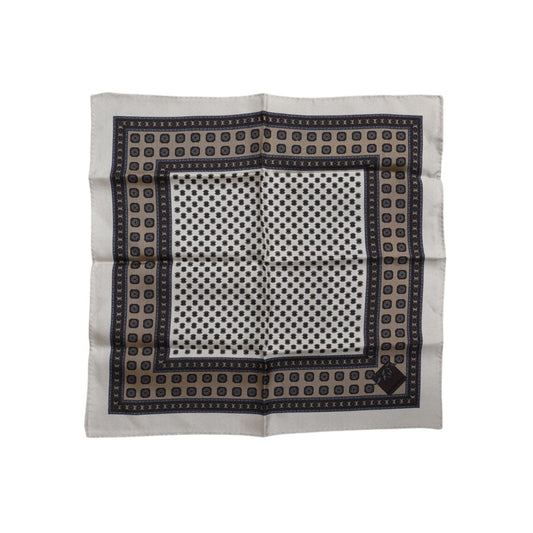Dolce & Gabbana Multicolor Patterned Square Men Foulard Scarf MS7266