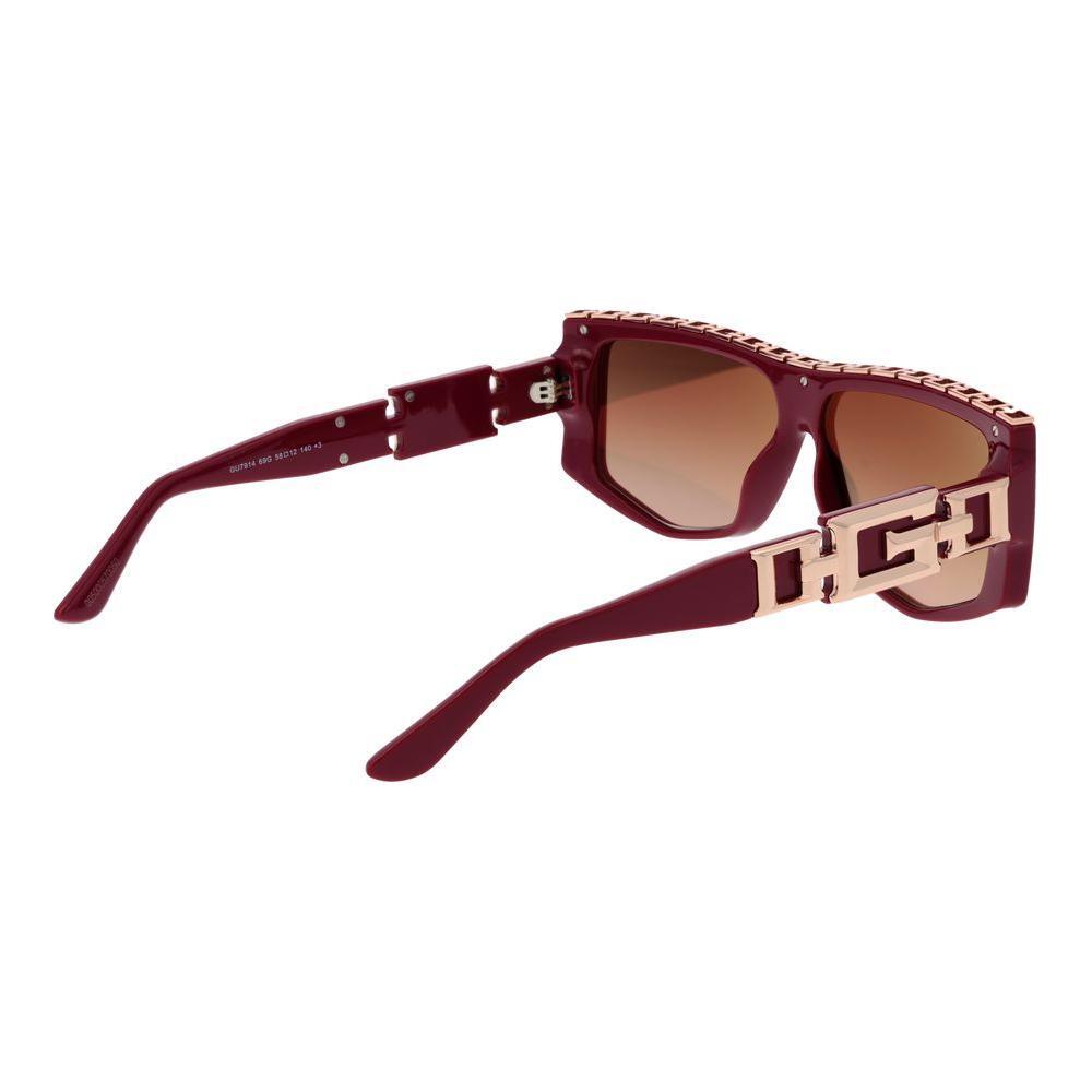 Guess Red Stainless Steel Sunglasses
