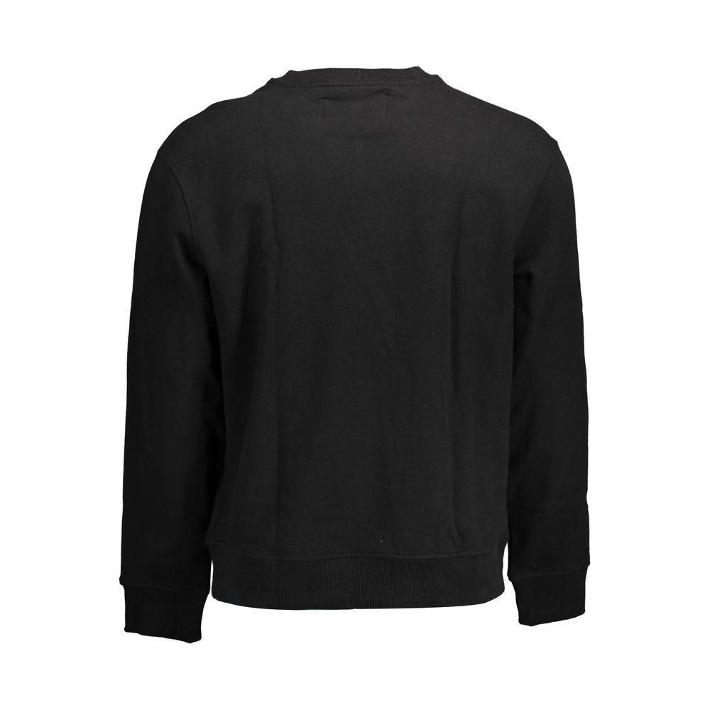 Calvin Klein Black Cotton Men Sweater CA-10917-XXL