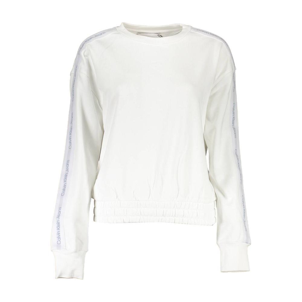 Calvin Klein White Cotton Women Sweater CA-13477-L