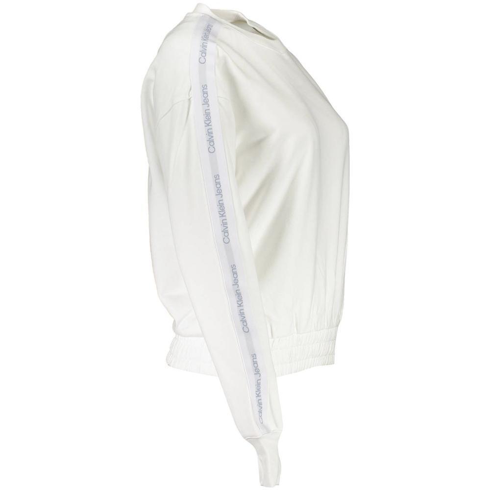 Calvin Klein White Cotton Women Sweater CA-13477-L