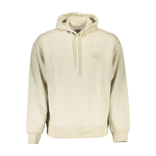 Calvin Klein Beige Cotton Men Sweater CA-16527-XL