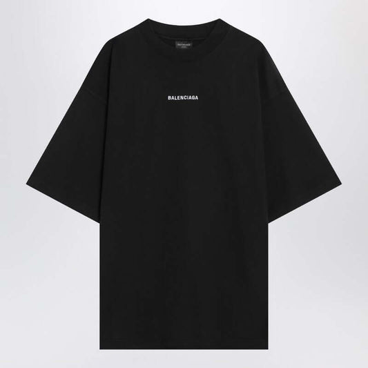 Black New Balenciaga Back Medium Fit T-shirt 764235TPVK1/R_BALEN-1569_323