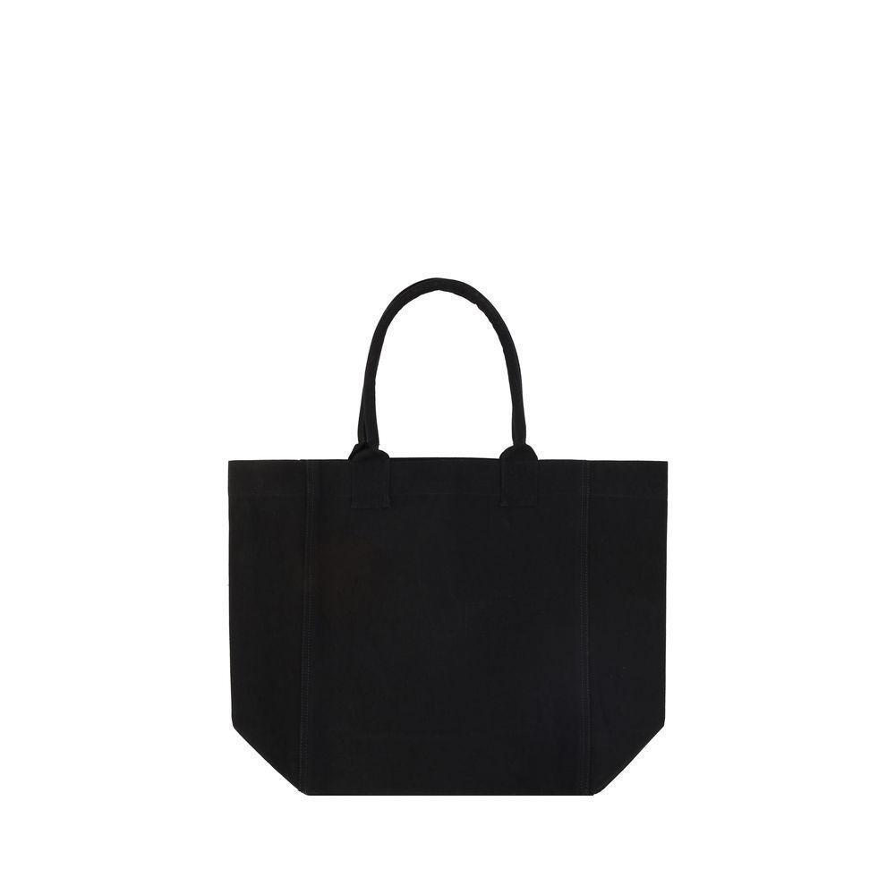 Front view with bag zipped and handles upright.