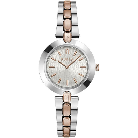 Furla Gray Stainless Steel Watch 1728,67434610848,Furla,Gray,New with tags,Watches,Watches for Women - Watches,Women FUWW00002004L5AC