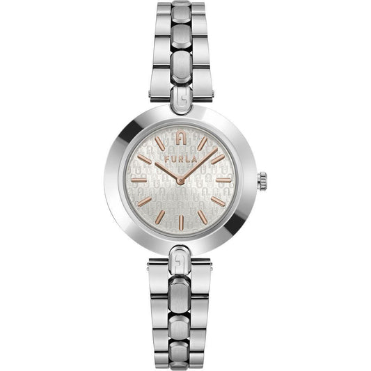 Furla Gray Stainless Steel Watch 1728,67434610848,Furla,Gray,New with tags,Watches,Watches for Women - Watches,Women FUWW00002005L1AC
