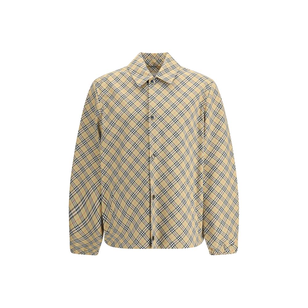 Burberry Beige Polyester Jackets And Coat