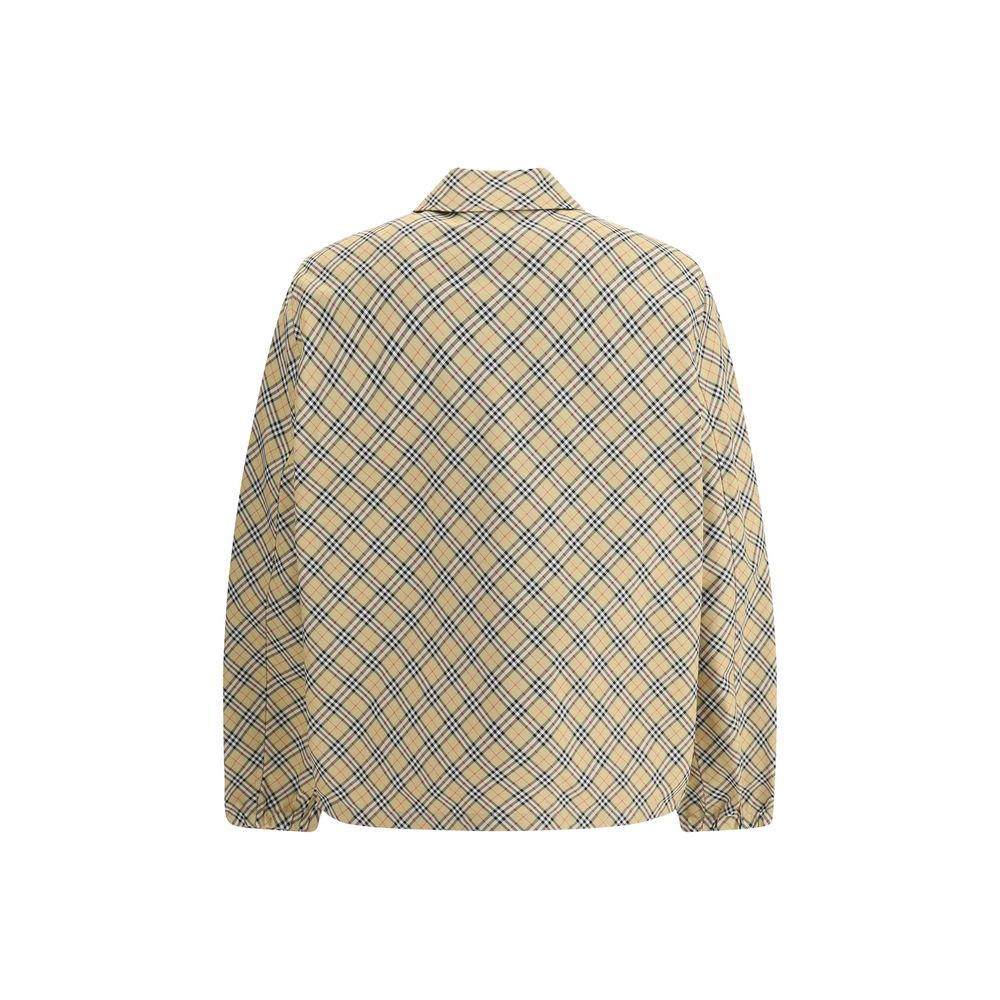Burberry Beige Polyester Jackets And Coat