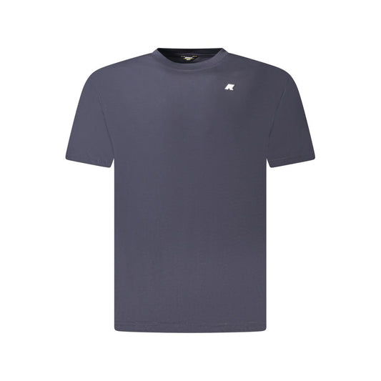 K-WAY Blue Cotton Men T-Shirt KW-38788-S